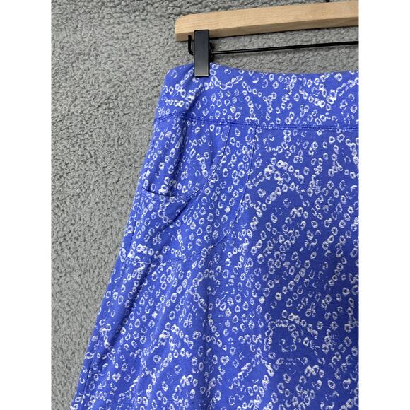 Escape Habitat Skort Small Artsy Dot Pockets Pull On Blue Tennis Golf Athletic - Picture 2 of 14